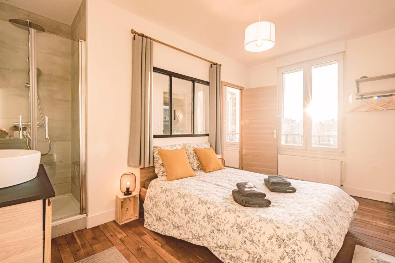 Charme De L'Ancien Pour Cet Appartement Entierement Renove Dans L'Hypercentre De ריימס מראה חיצוני תמונה